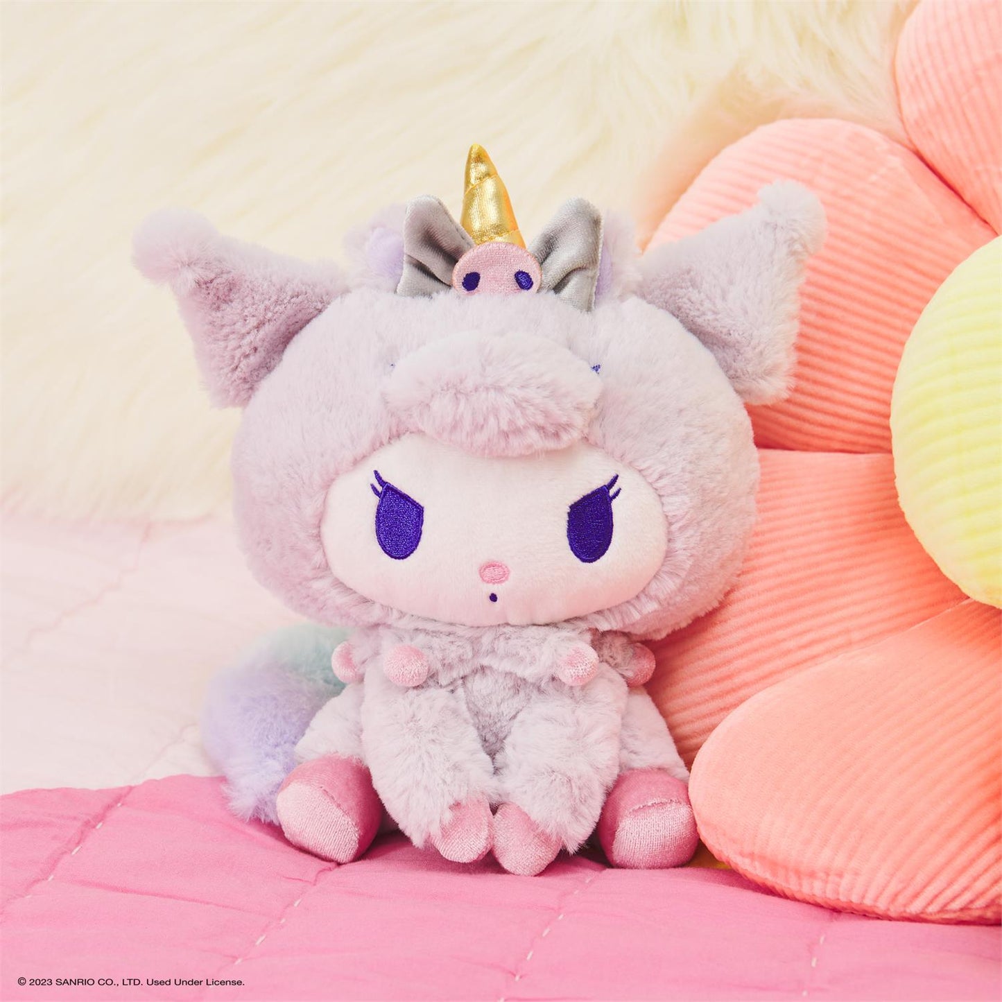 Plush Sanrio Kuromi Unicorn 6"