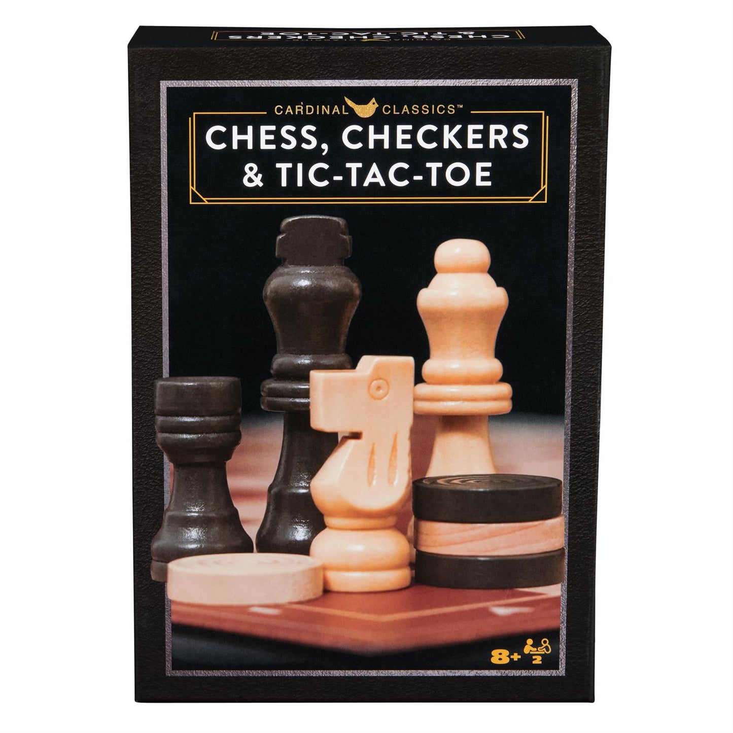 Game Cardinal Classics Chess & Checkers & Tic Tac Toe