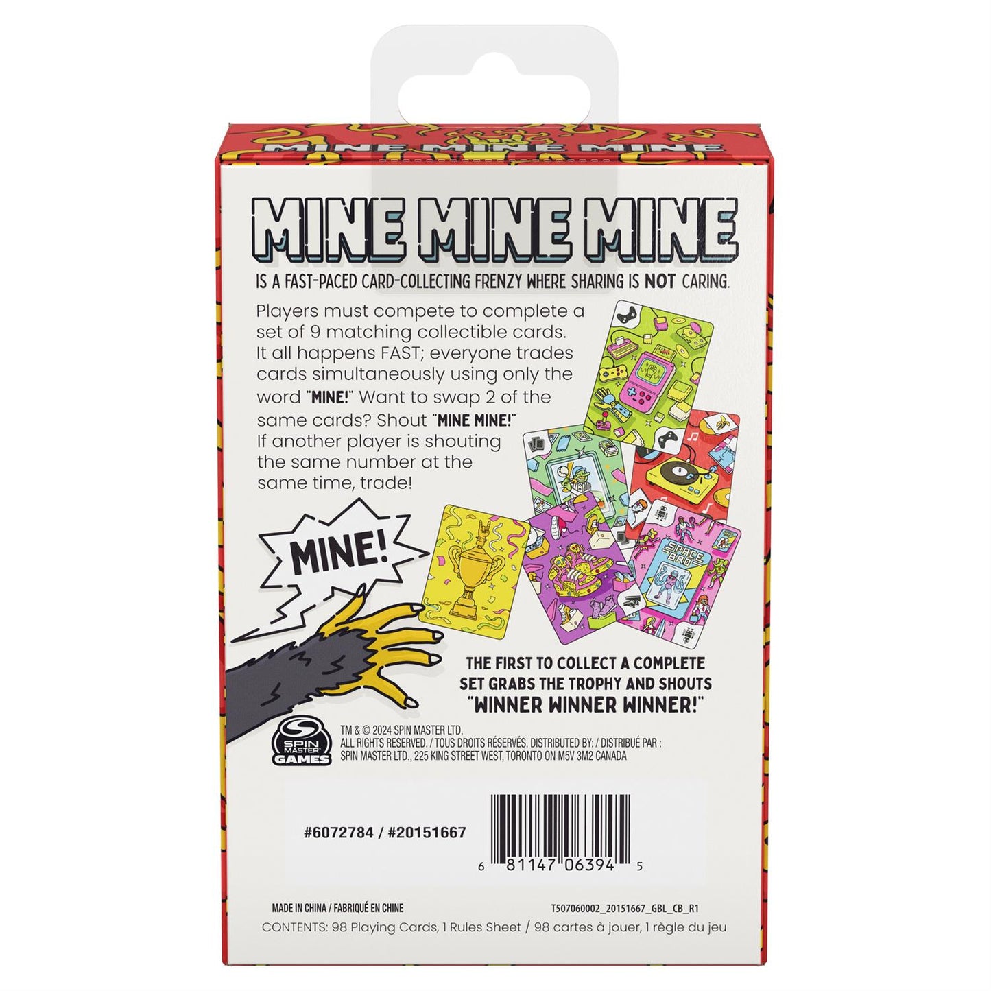 Game Card Game Mine Mine Mine