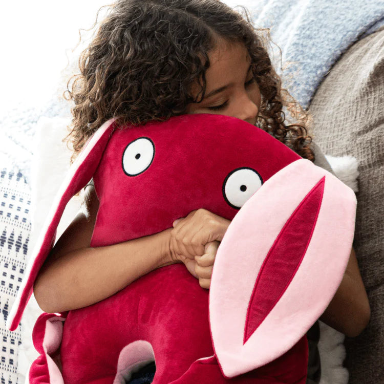 Bumpas Weighted Sensory Plush Lucky Red & Pink