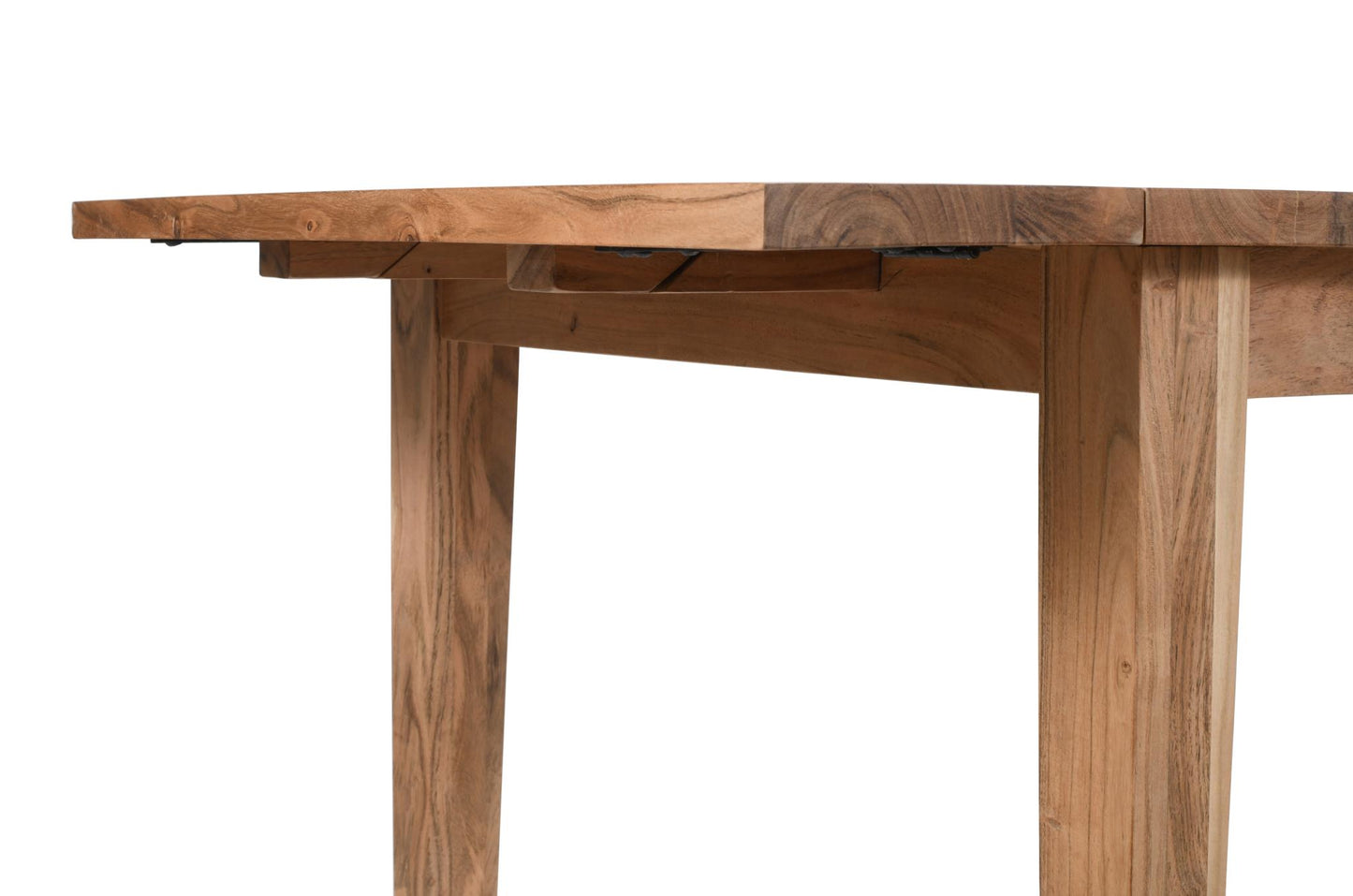 Urban Archive Colby Dining Table Drop Leaf Square To Rectangle Natural