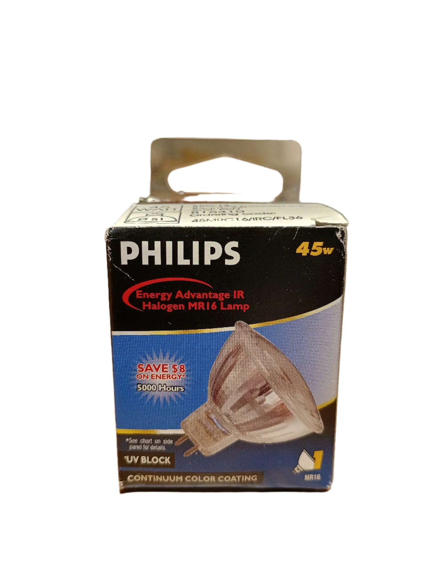 Halogen Light Bulb 45W MCR16, 12v Base
