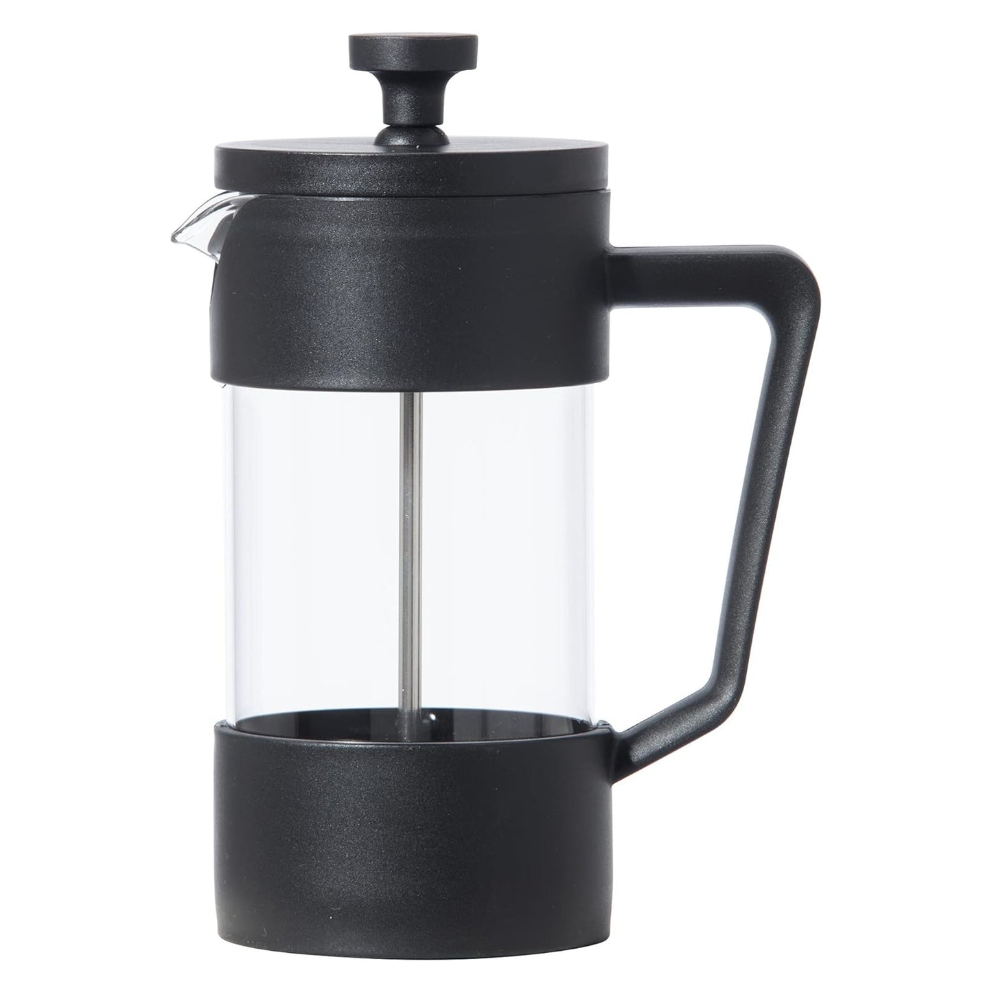 French Press - Borosilicate Glass Coffee Maker - 3 Cup Black