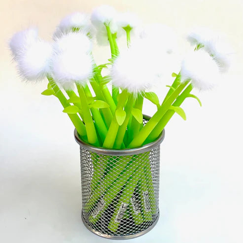 Gel Pen Flower Dandelion (Sold Individually)