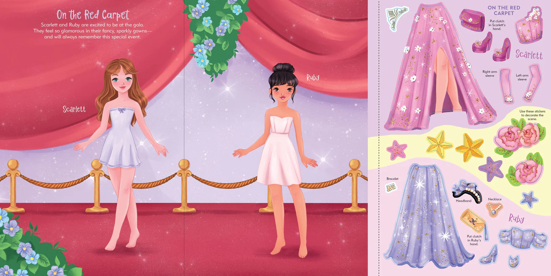 Fashion Sticker Doll Dress-Up Book Fashion Sticker Doll Dress-Up Book