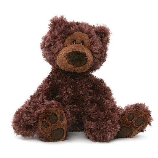 Plush Forever Friends Bear Philbin Chocolate Brown 12"