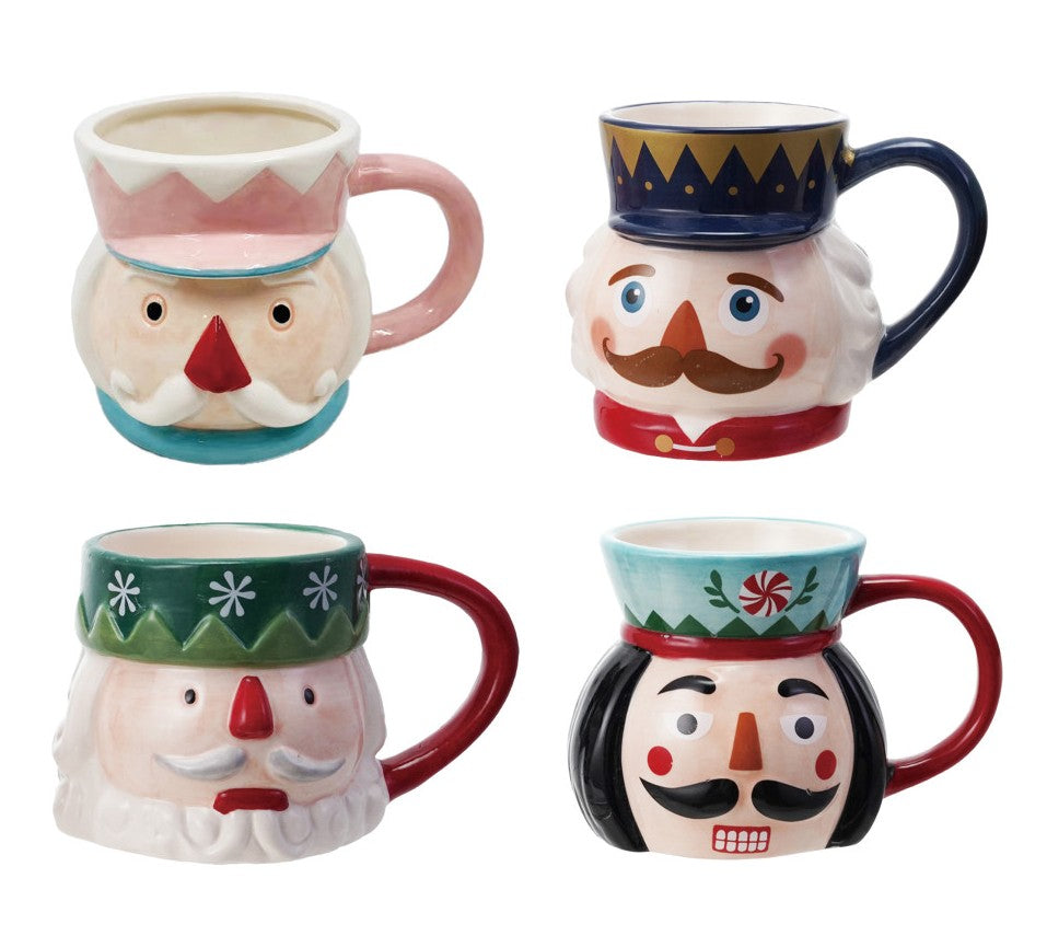 Holiday - Mug - Ceramic - Nutcracker Head - 12 oz