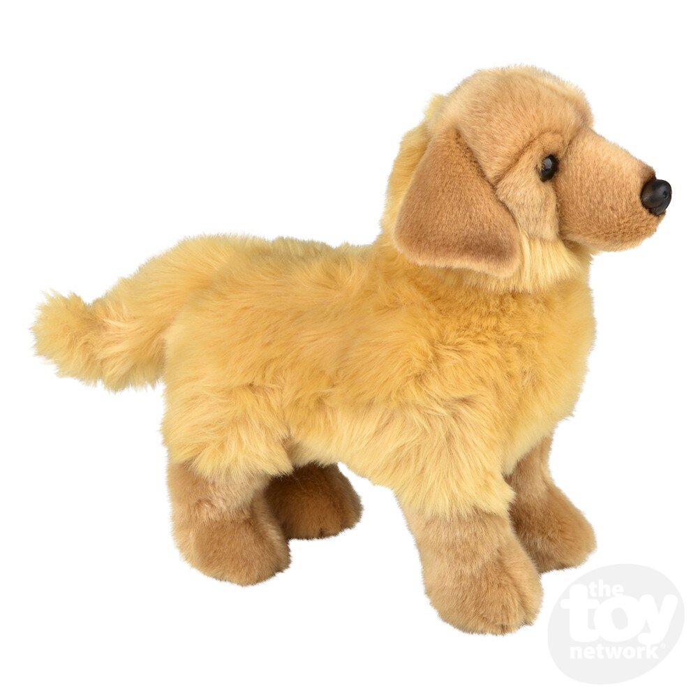 Plush Heirloom Standing Golden Retriever