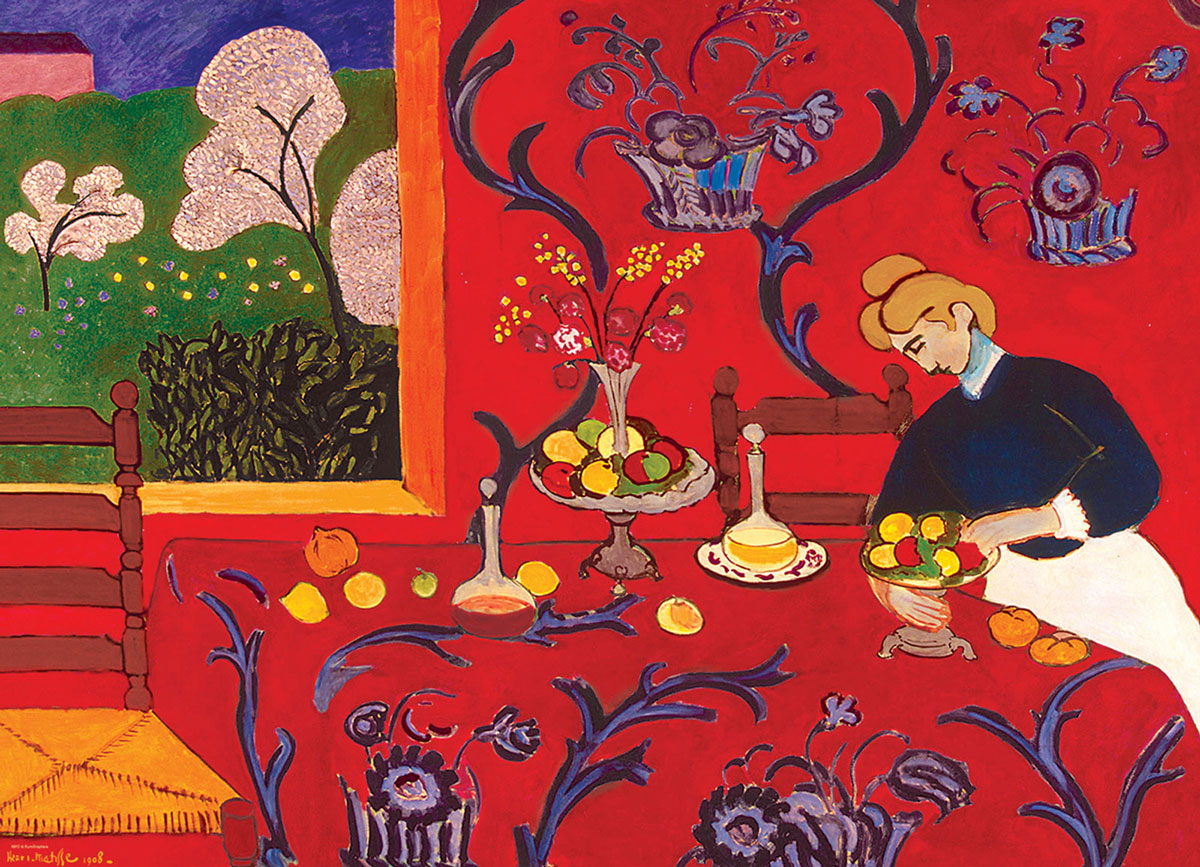 Eurographics Puzzle 1000 Piece - Matisse - The Dessert - Harmony in Red