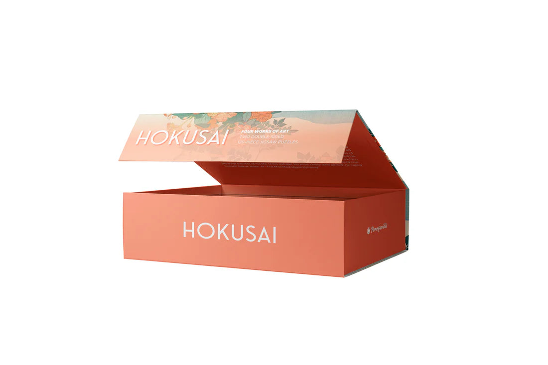 Jigsaw Puzzle Mini - 120 Piece - 4 Image Set - Katsushika Hokusai