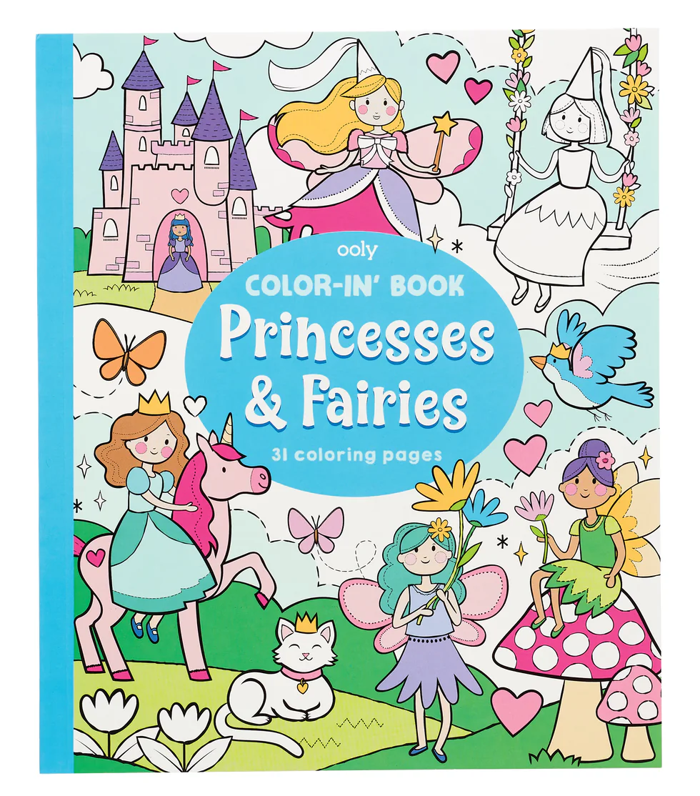 Coloring Book Princesses & Fairies