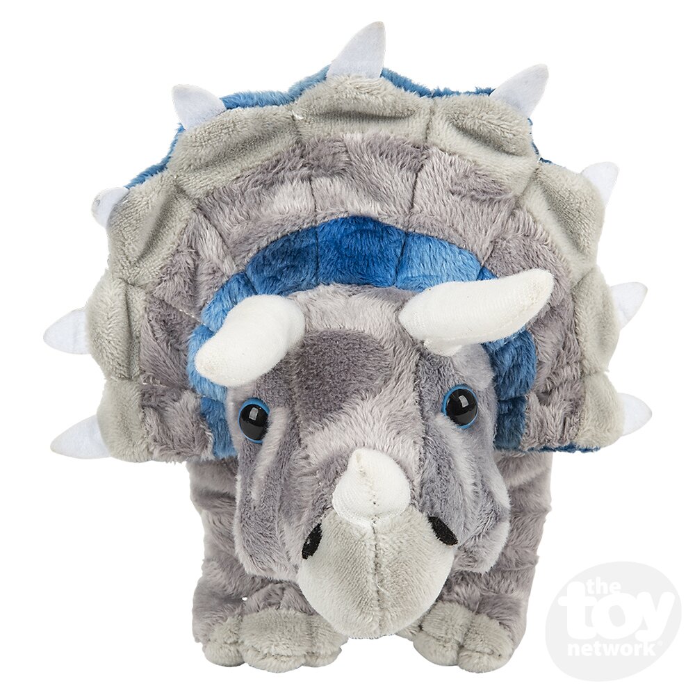 Plush Animal Den Dinosaur Triceratops 13"