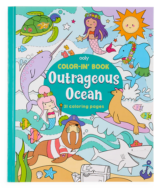 Coloring Book Outrageous Ocean