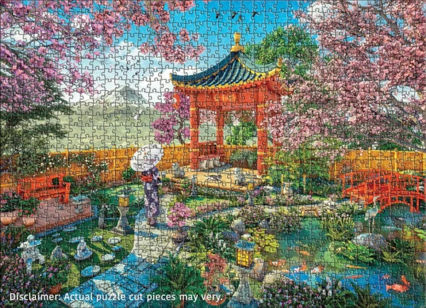 Eurographics Puzzle 1000 Japanese Garden Spring Garden