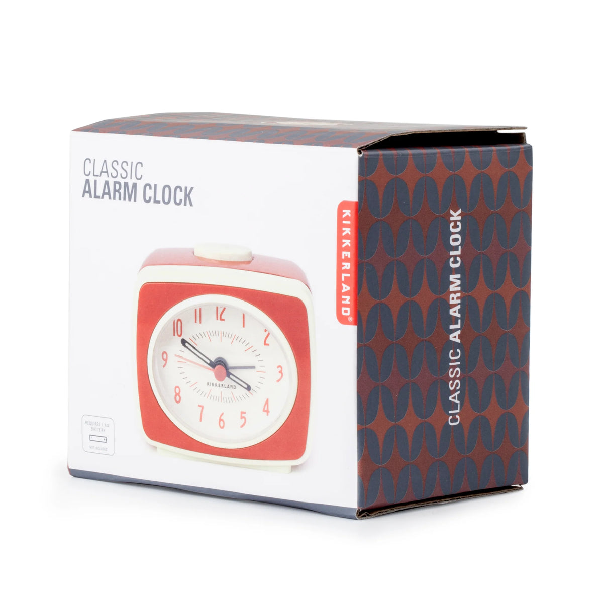 Clock Home Red Classic Alarm Clock Red – Homeport