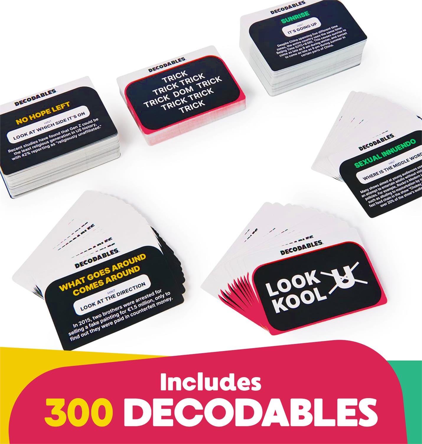 Game Decodables Adult Party Game