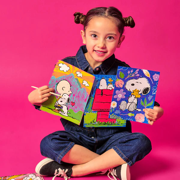 Ooly x Peanuts Scratch Art Kit 13 pc Set