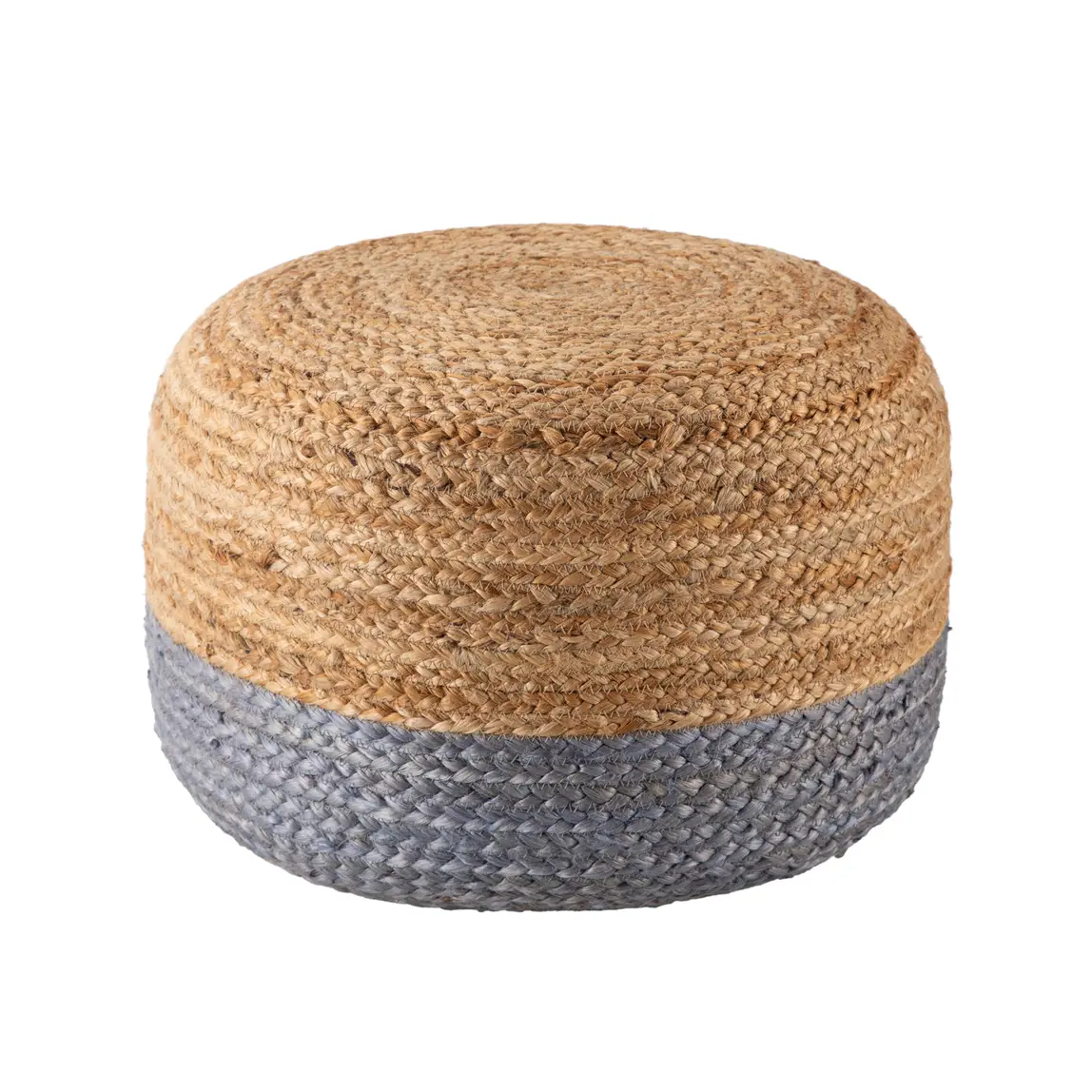 Saba Oliana Round Pouf in Sky