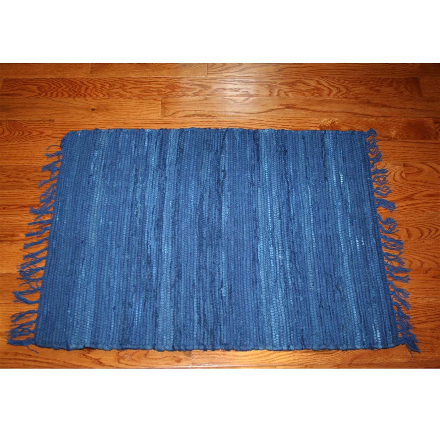 Rag Rug Cotton Navy 2'x3