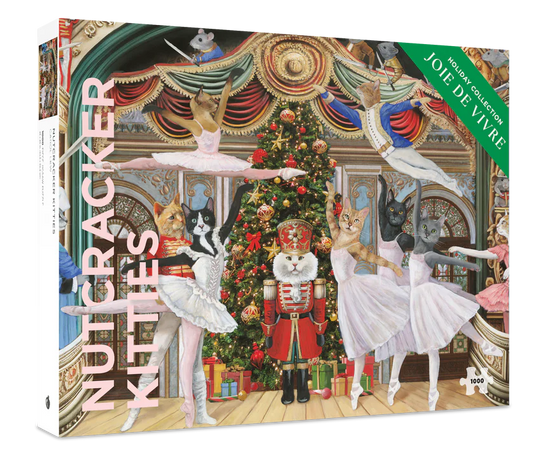 Holiday Puzzle 1000 Piece - Carol Lew - Nutcracker Kitties