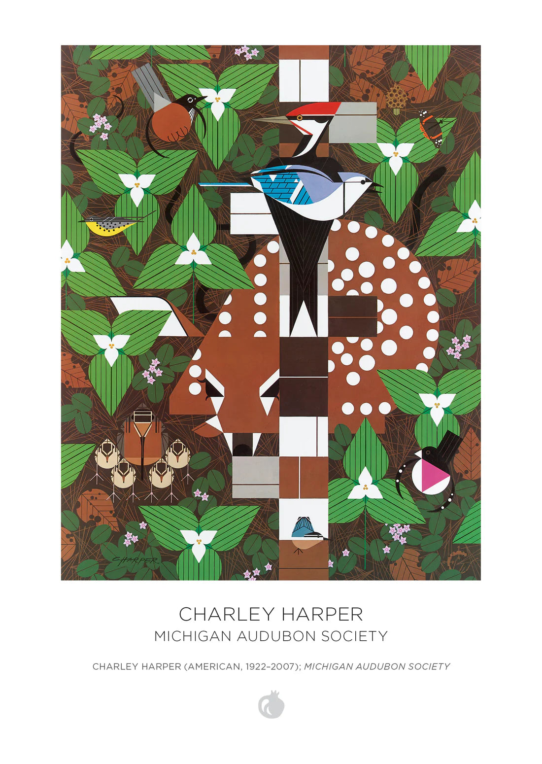 Jigsaw Puzzle Mini - 120 Piece - 4 Image Set - Charley Harper