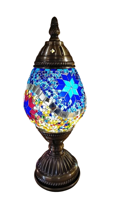 Mosaic Lamp Oval 11.5" BB