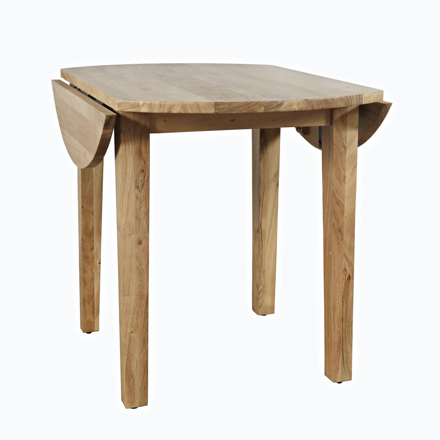 Urban Archive Colby Dining Table Round Drop Leaf Natural