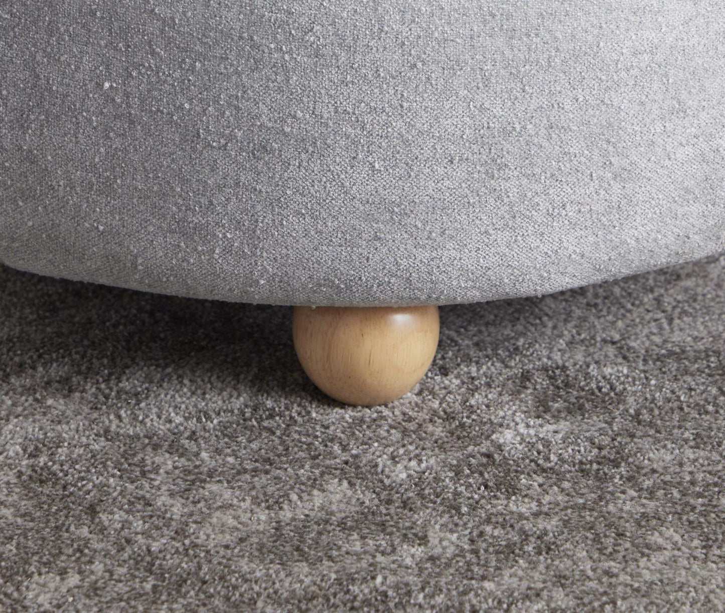 Tray Pouf Contemporary Storage Ottoman with Tray