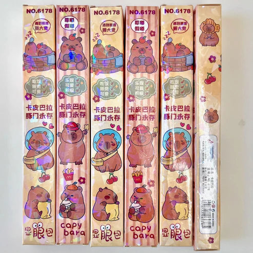 Gel Pen Retractable Capybara (Sold Individually)