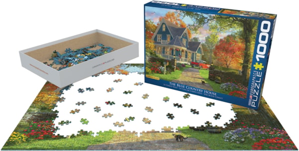 Eurographics Puzzle 1000 Piece Blue Country House