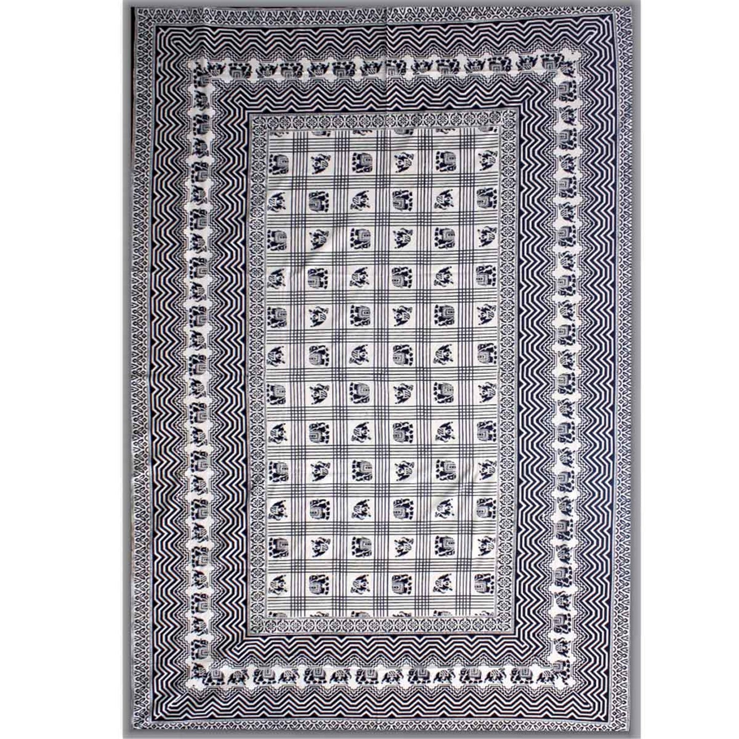 Tapestry Full Size Black And White Design Camels