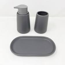 Vanity Tray - Anitra Ceramic Dark Gray (Sold Individually)