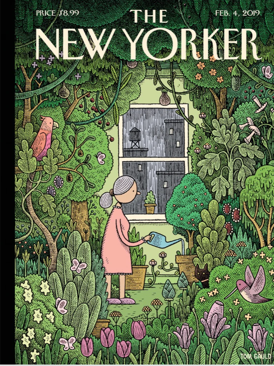 New Yorker Puzzle 500 Piece Winter Garden