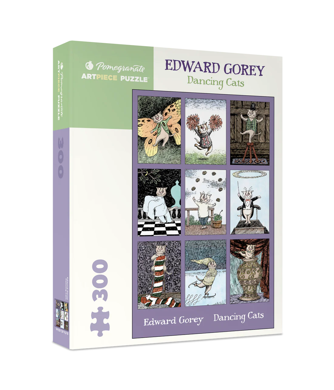 Puzzle 300 Piece - Edward Gorey - Dancing Cats