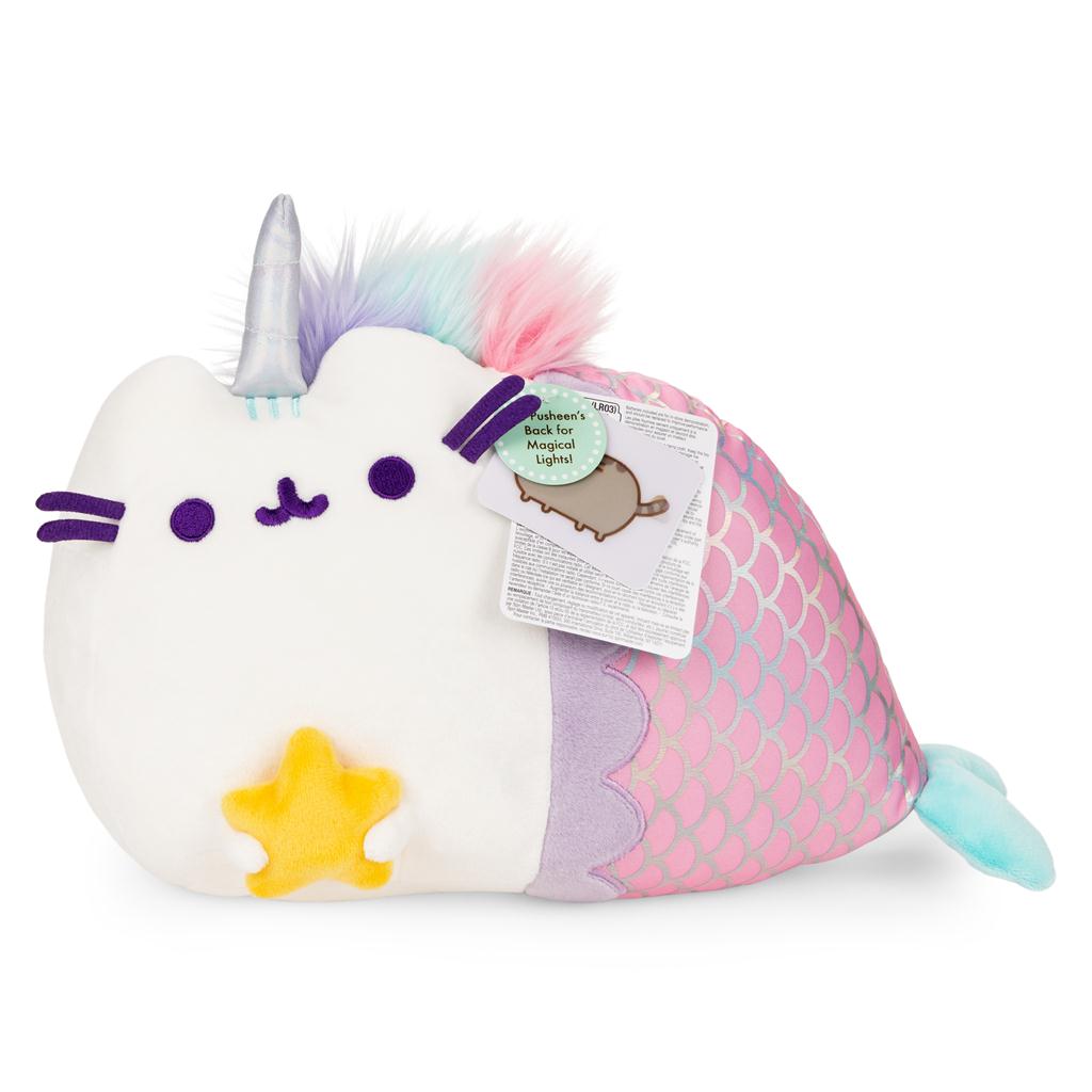 Plush Pusheenicorn  Mermaid LED Lights 12"