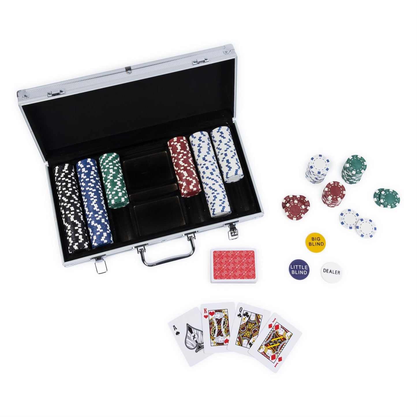 Game Cardinal Classics Poker Set Aluminum Carrying Case 300pc