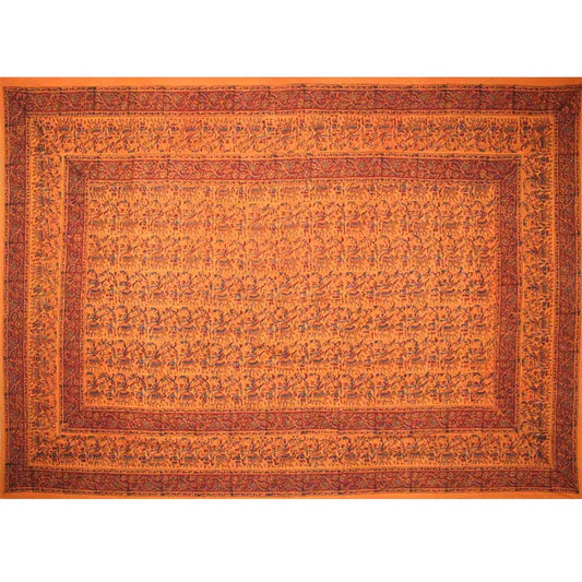 Tapestry Twin Size Overdyed Jungle Orange