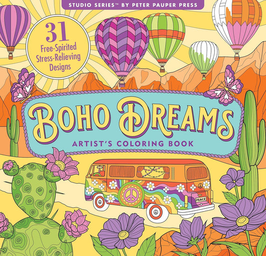 Artist's Adult Coloring Book Boho Dreams