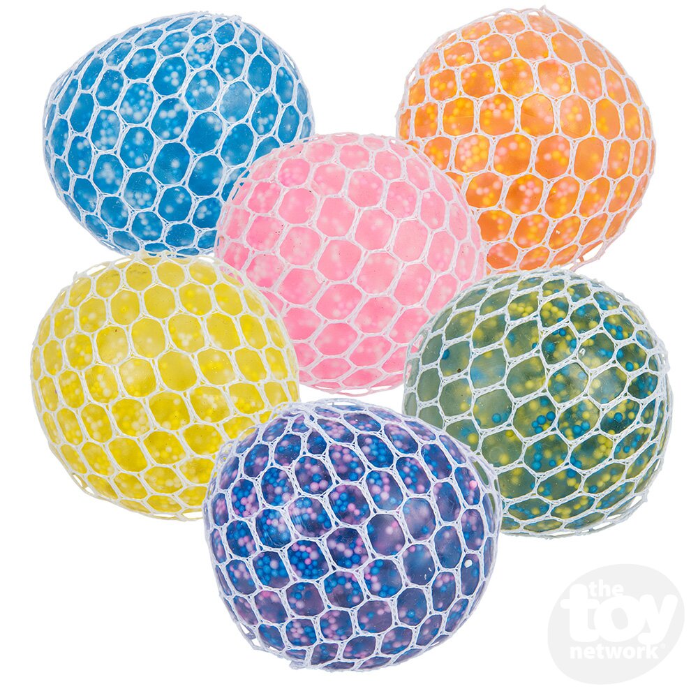 Squeezy Bead Mesh Ball 2.75" (Sold Individually)