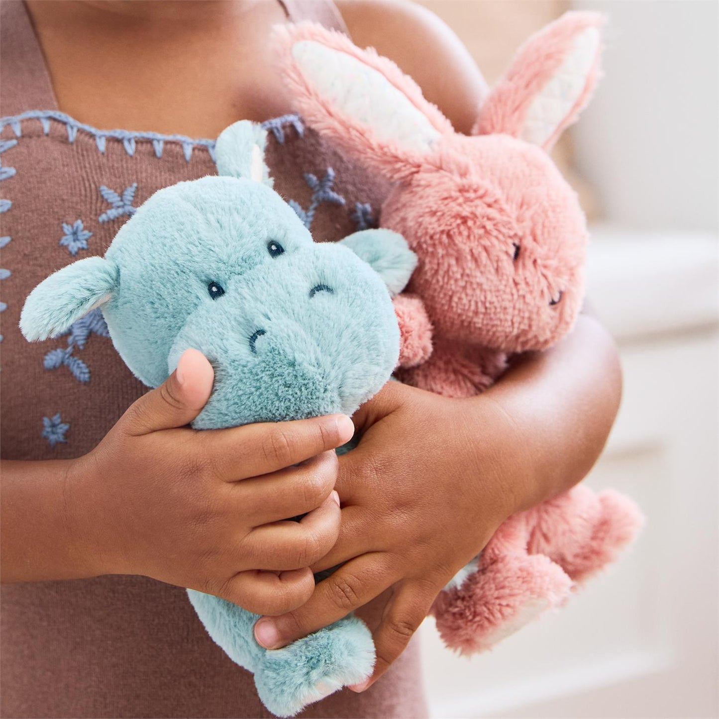 Plush Oh So Snuggly Littles Hippo 7"