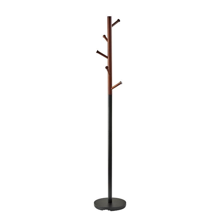 Coatrack Arbor Black & Walnut