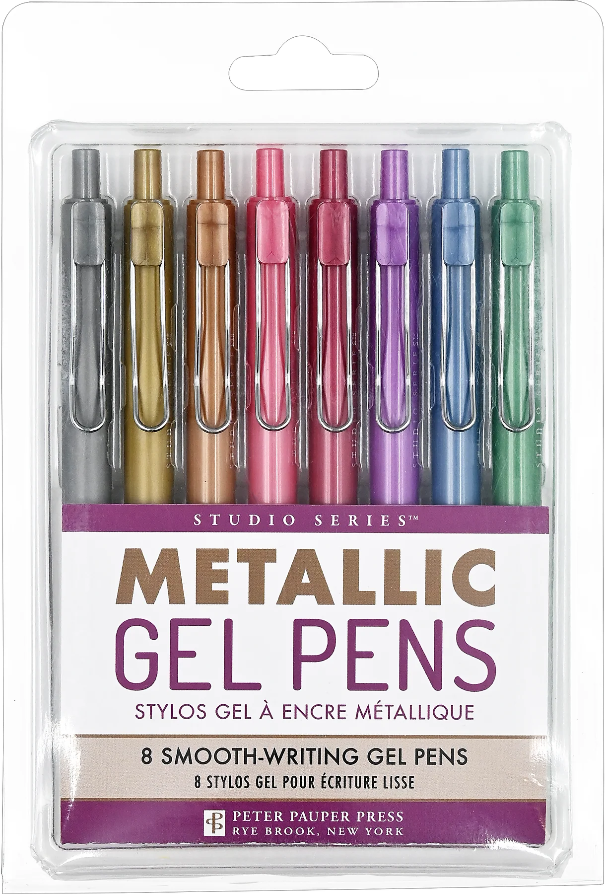 Art Center Gel Pens Metallic Set of 8 Colors