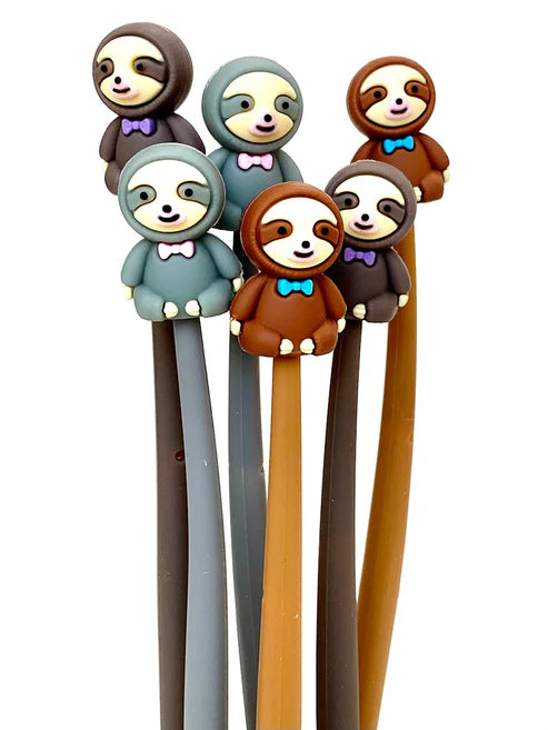 Gel Pen Sloth Wiggle (Sold Individually)