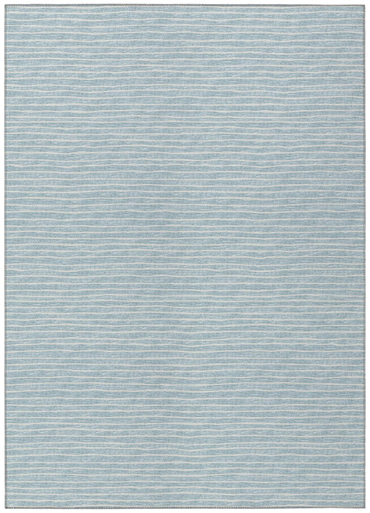Laidley Rug Indoor/Outdoor Stripes Sky Blue 5' x 8'