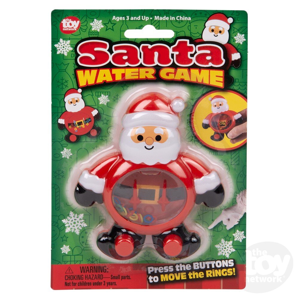 Water Game Holiday Santa 4" - Sold Individually