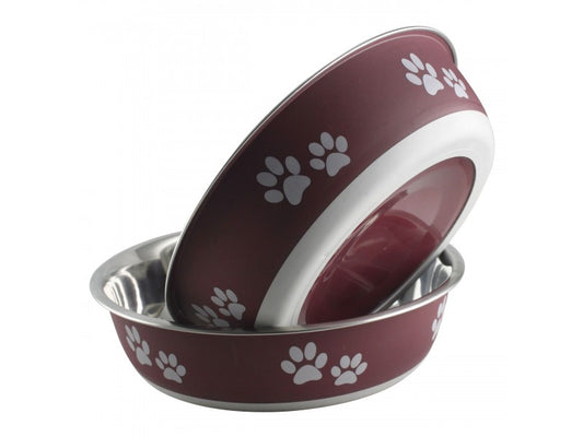Buster Bowl by Indipets Merlot, 14 cm, Small