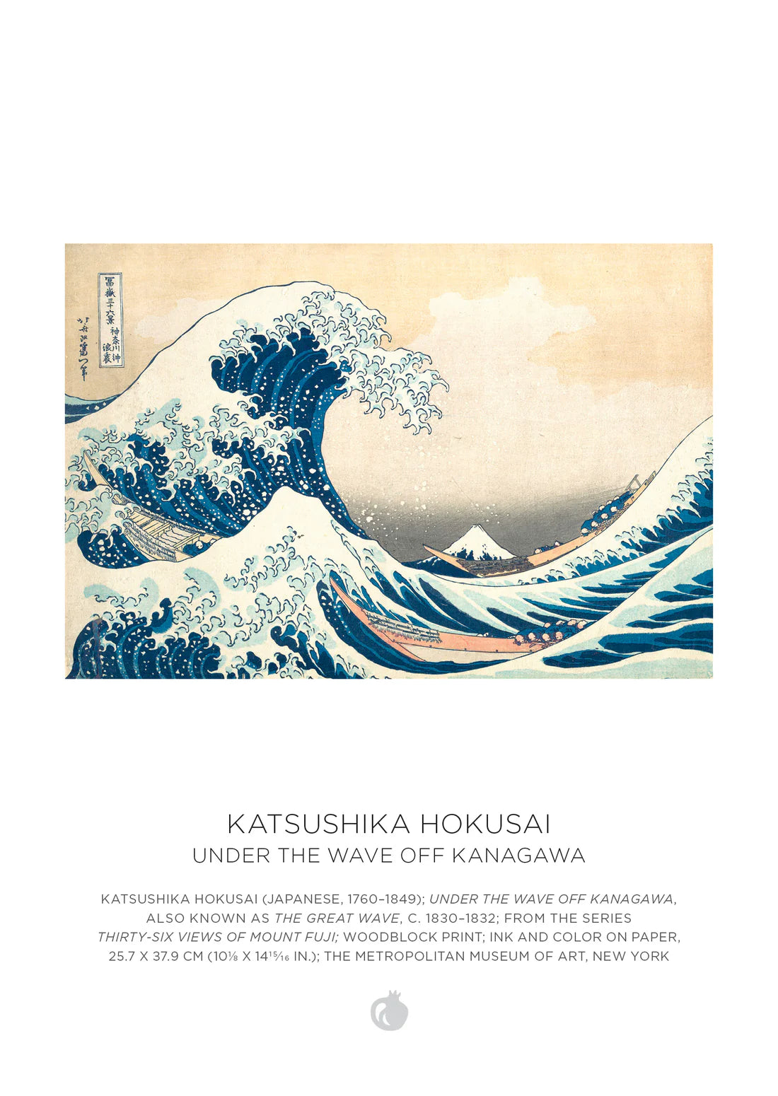 Jigsaw Puzzle Mini - 120 Piece - 4 Image Set - Katsushika Hokusai