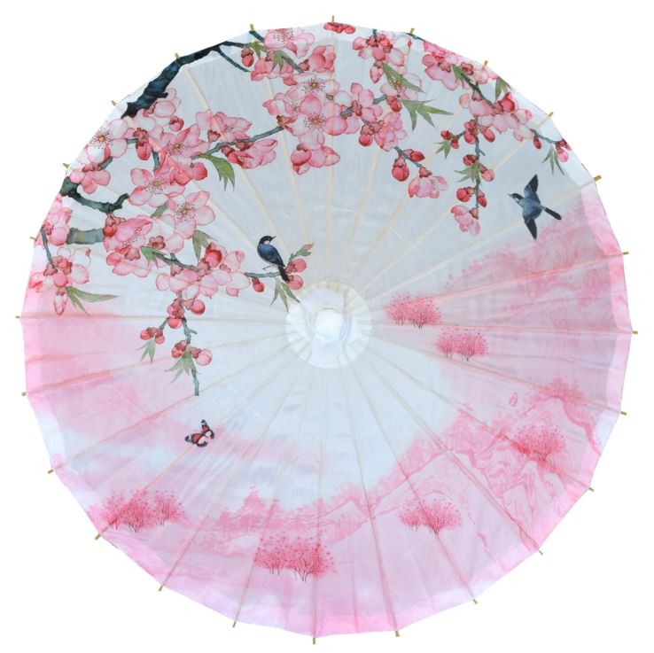 Parasol Nylon 32" Cherry Blossom Pink