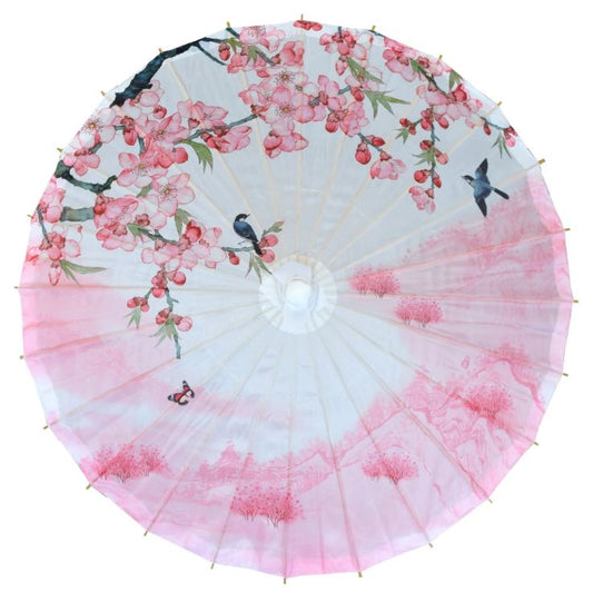 Parasol Nylon 32" Cherry Blossom Pink