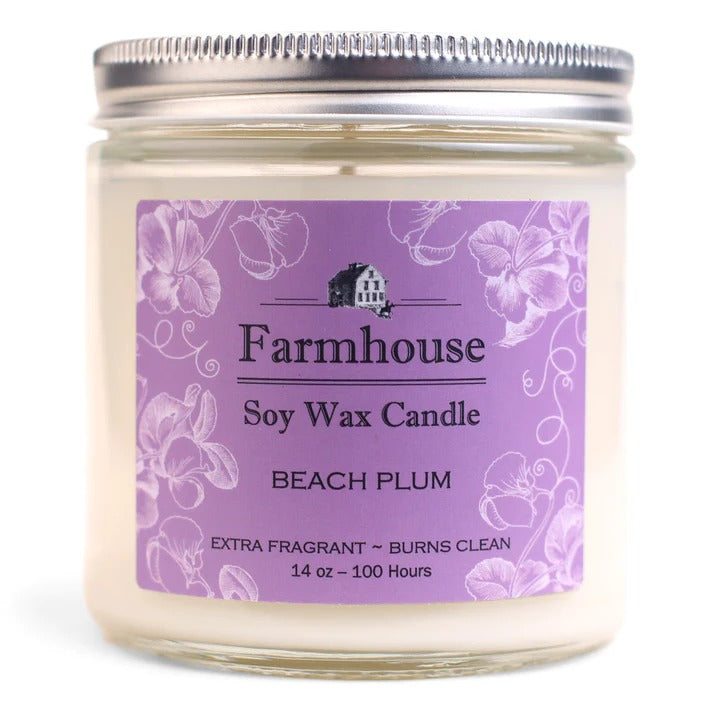 Soy Candle -  6.5oz - Beach Plum